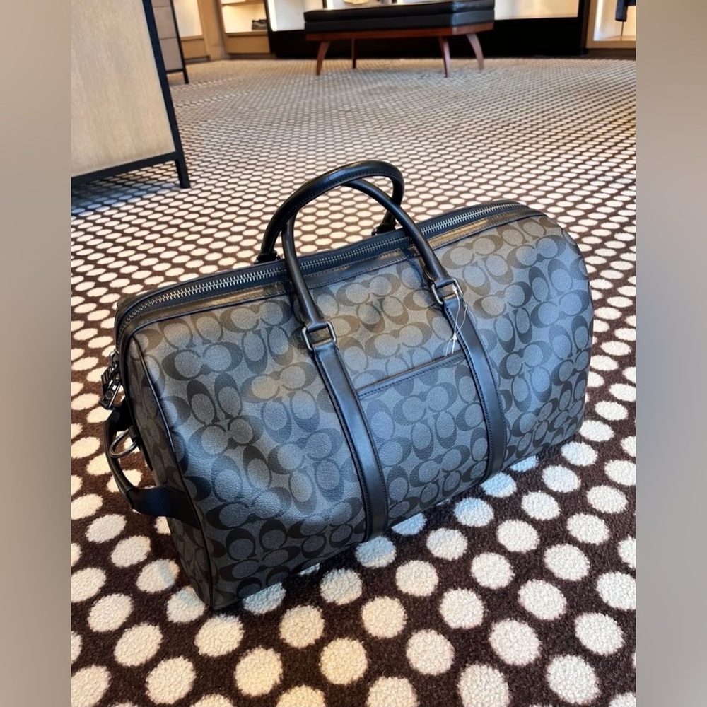 NWT！COACH VENTURER BAG IN SIGNATURE CANVAS (COACH C5305) fast shipping - Picture 5 of 15